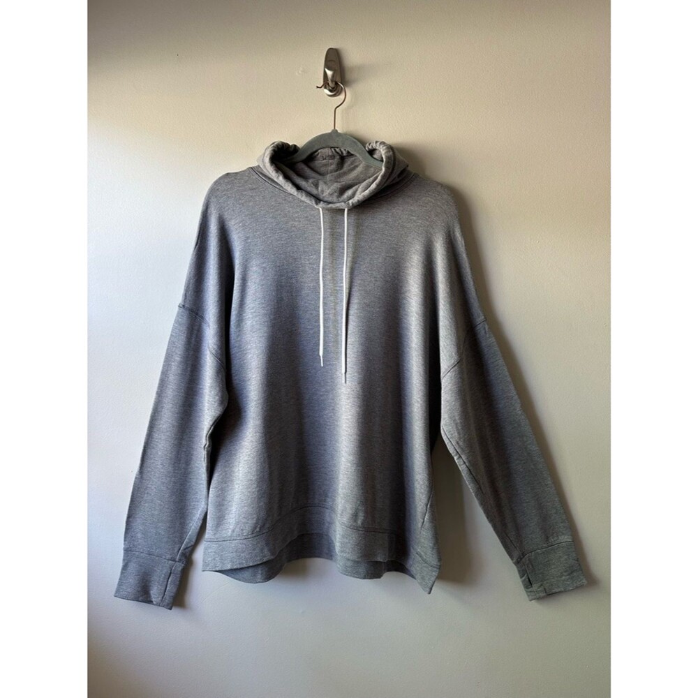 Offline by Aerie Light Heather Gray Pullover Modal Mock Neck Sweater Size XL